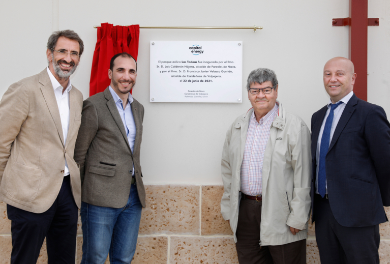 Capital Energy inaugura su primer parque eólico en Castilla y León